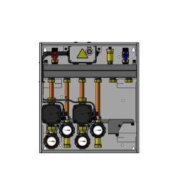 PrimoBox AZB 200 с гидрострелкой, 2 контура без смешивания