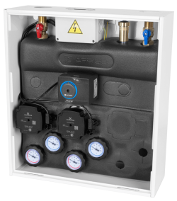 PrimoBox AZB 405 с коллектором, 1 контур без смешивания и 1 контур со смесительным клапаном и приводом ARM