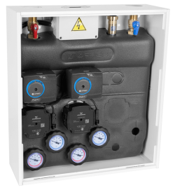 PrimoBox AZB 455 с коллектором, 2 контура со смесительным клапаном и приводом ARM