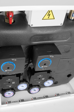 PrimoBox AZB 455 с коллектором, 2 контура со смесительным клапаном и приводом ARM