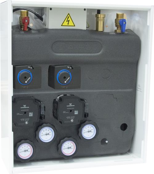 7645500 PrimoBox AZB 455 с коллектором, 2 контура со смесительным клапаном и приводом ARM - Фотогалерея AFRISO 1