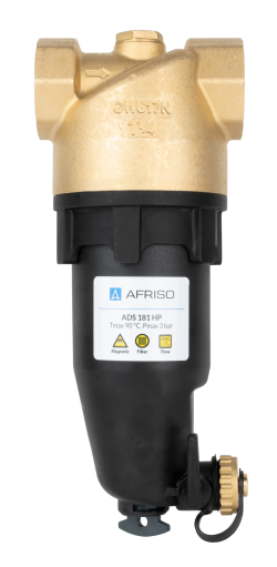 Магнитный сепаратор шлама ADS 181 HP для тепловых насосов, ВРП1 1/4", Kvs 17,9 м³/час