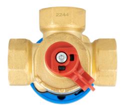 Управляющий набор ProClick: 3-ходовой поворотный смесительный клапан ARV 382 Vario ProClick, DN20, ВР3/4", Kvs 3,5-9 м³/ч + электрический привод ARM 343 ProClick