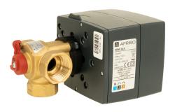 Управляющий набор ProClick: 3-ходовой поворотный смесительный клапан ARV 382 Vario ProClick, DN20, ВР3/4", Kvs 3,5-9 м³/ч + электрический привод ARM 343 ProClick