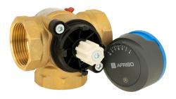 Управляющий набор ProClick: 3-ходовой поворотный смесительный клапан ARV 385 Vario ProClick, DN32, ВР1 1/4", Kvs 7,5-19 м³/ч + электрический привод ARM 343 ProClick