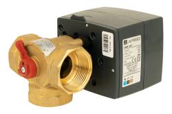 Управляющий набор ProClick: 3-ходовой поворотный смесительный клапан ARV 385 Vario ProClick, DN32, ВР1 1/4", Kvs 7,5-19 м³/ч + электрический привод ARM 343 ProClick