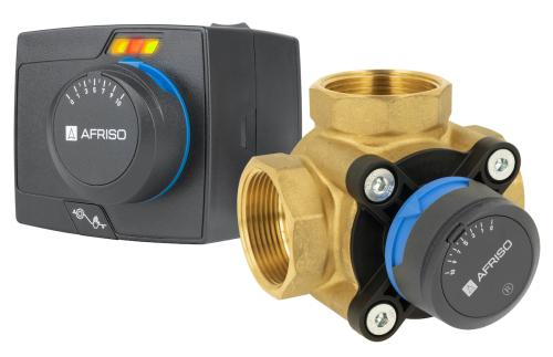 1338654 Управляющий набор ProClick: 3-ходовой поворотный смесительный клапан ARV 386 Vario ProClick, DN40, ВР1 1/2", Kvs 14-36 + электрический привод ARM 343 ProClick - Фотогалерея AFRISO 1