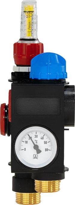 Расширение на 1 контур коллектора ProCalida CC, ротаметры 0,75÷3,75 л/мин