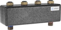 Коллектор KSV 90-2 HW с гидрострелкой для насосных групп BPG, до 50 кВт, для 2 контуров