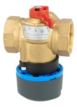 Управляющий набор ProClick: 3-ходовой поворотный смесительный клапан ARV 384 Vario ProClick, DN25, ВР1", Kvs 4,5-12 м³/ч + электрический привод ARM 343 ProClick