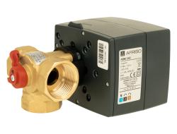 Управляющий набор ProClick: 3-ходовой поворотный смесительный клапан ARV 384 Vario ProClick, DN25, ВР1", Kvs 4,5-12 м³/ч + электрический привод ARM 343 ProClick