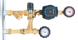 Смесительный набор с гидрострелкой BPS 911 AP, два контура с термостатическим клапаном ATM 561, насосы AFRISO APH 160