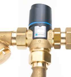 Смесительный набор с гидрострелкой BPS 911 AP, два контура с термостатическим клапаном ATM 561, насосы AFRISO APH 160