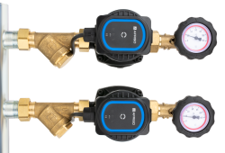 Смесительный набор с гидрострелкой BPS 900 AP, два контура без смешивания, насосы AFRISO APH 160