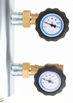 Смесительный набор с гидрострелкой BPS 900 AP, два контура без смешивания, насосы AFRISO APH 160