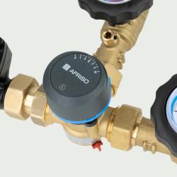 Насосный узел защиты котла от низкотемпературной коррозии BRA 130 AP с поворотным клапаном ARV ProClick, AFRISO APH 160