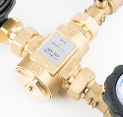 Насосный узел защиты котла от низкотемпературной коррозии BTA 110 AP с поворотным клапаном ATV 60°C, AFRISO APH 160