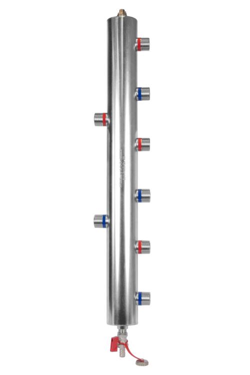 9089010 Коллектор BLH 890 с гидрострелкой на 3 контура, 70 кВт - Фотогалерея AFRISO 1