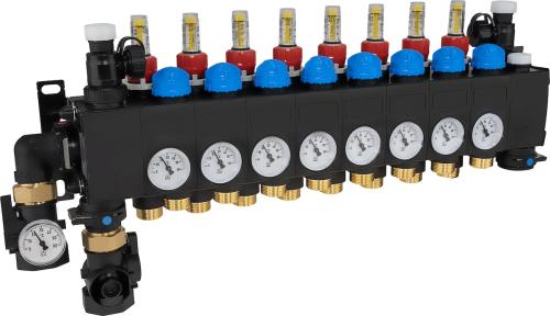81488 ProCalida CC на 8 контуров отопления, ротаметры 0,75÷3,75 л/мин - Фотогалерея AFRISO 1