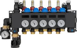 ProCalida CC на 5 контуров отопления, ротаметры 0,75÷3,75 л/мин