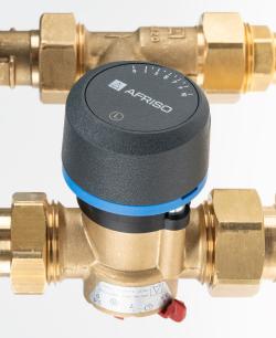Смесительный набор с гидрострелкой BPS 961 AP, контур с поворотным клапаном ARV 362 Vario ProClick и термостатическим клапаном ATM 561, насосы AFRISO APH 160