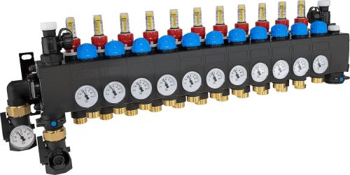 81491 ProCalida CC на 11 контуров отопления, ротаметры 0,75÷3,75 л/мин - Фотогалерея AFRISO 1