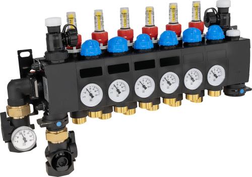 81486 ProCalida CC на 6 контуров отопления, ротаметры 0,75÷3,75 л/мин - Фотогалерея AFRISO 1