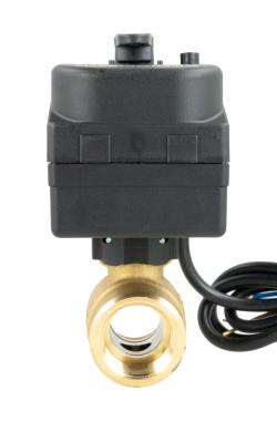 2-ходовой шаровой кран с приводом BEV, DN20, ВР3/4", Kvs 45 м³/ч, 24 В AC, НО