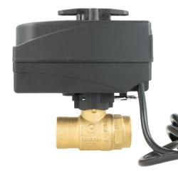 2-ходовой шаровой кран с приводом BEV, DN15, ВР1/2", Kvs 20 м³/ч, 230 В AC, НЗ