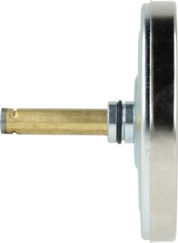 Термометр биметаллический BiTh 80, fi80 мм, 0÷120°C, L 40 мм, НР1/2", ax, кл. 2