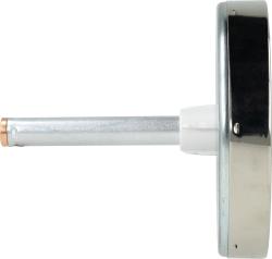 Термометр биметаллический BiTh 80, fi80 мм, 0÷120°C, L 63 мм, НР1/2", ax, кл. 2