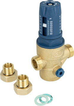 Редуктор давления воды BPR 421 с фильтрующей сеткой, полувинты НР1/2"