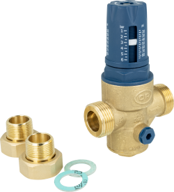 Редуктор давления воды BPR 422 с фильтрующей сеткой, полувинты НР3/4"