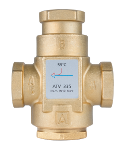 Термический клапан ATV 335, DN25, ВР1", kvs 9, 60°C