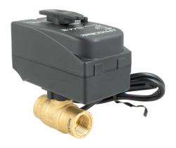 2-ходовой шаровой кран с приводом BEV, DN15, ВР1/2", Kvs 20 м³/ч, 24 В AC, НО