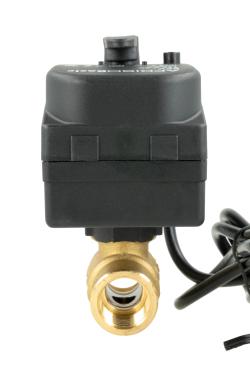 2-ходовой шаровой кран с приводом BEV, DN15, ВР1/2", Kvs 20 м³/ч, 24 В AC, НО