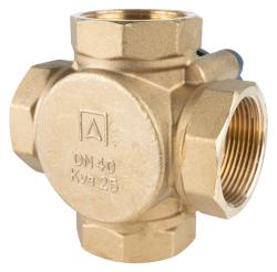 4-ходовой поворотный смесительный клапан ARV 486 ProClick, DN40, ВР1 1/2", Kvs 25