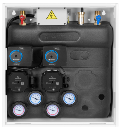 PrimoBox AZB 455 с коллектором, 2 контура со смесительным клапаном и приводом ARM