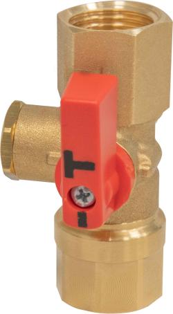 Кран AMC 2-ходовой, ВРП1/2'' x гайка ВРП1/2''