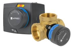 Управляющий набор ProClick: 3-ходовой поворотный смесительный клапан ARV 385 Vario ProClick, DN32, ВР1 1/4", Kvs 7,5-19 м³/ч + электрический привод ARM 343 ProClick