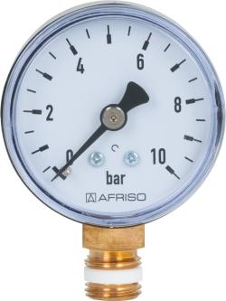 Манометр RF 50, fi50 мм, 0÷10 бар, НР1/4", rad, кл. 2,5