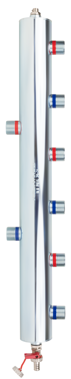 Коллектор BLH 890 с гидрострелкой на 3 контура, 70 кВт