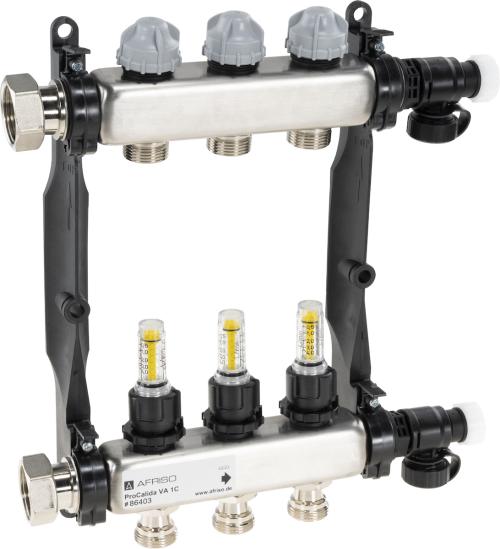 ProCalida VA 1C из нержавеющей стали, 3 контура, гайки ВРП1'', 0,5 - 4,0 л/мин