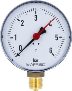 Манометр RF 100, fi100 мм, 0÷6 бар, НР1/2", rad, кл. 2,5