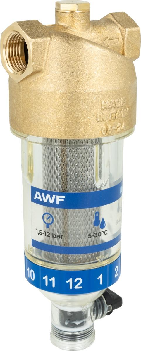 Фильтр для воды AWF 110 с функцией ручной промывки, ВРП1/2"