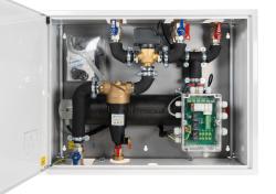 Гидравлический набор для тепловых насосов AMB 900, с погружным нагревателем 9 кВт, переключающим клапаном AZV, сепаратором шлама ADS 181, соединения ВР1 1/4"